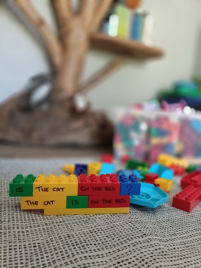 lego writing